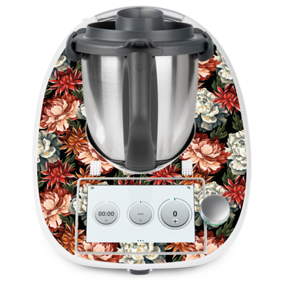 Vinilo Adhesivo Thermomix - TM6 - Flores