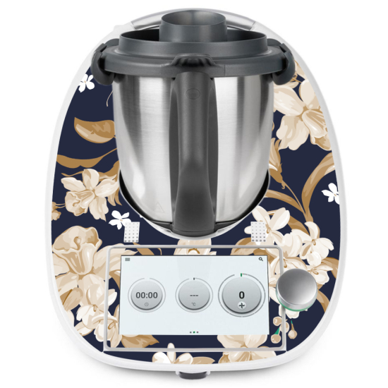 Vinilo Adhesivo Thermomix - TM6 - Flores