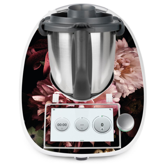 Vinilo Adhesivo Thermomix - TM6 - Flores