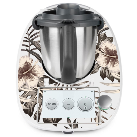 Vinilo Adhesivo Thermomix - TM6 - Flores tropicales