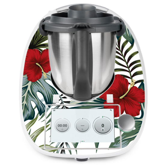 Vinilo Adhesivo Thermomix - TM6 - Flores tropicales