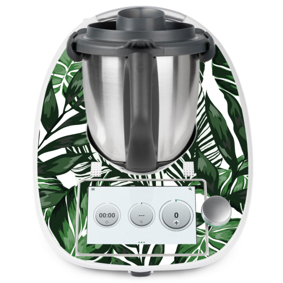 Vinilo Adhesivo Thermomix - TM6 - Hojas Tropicales