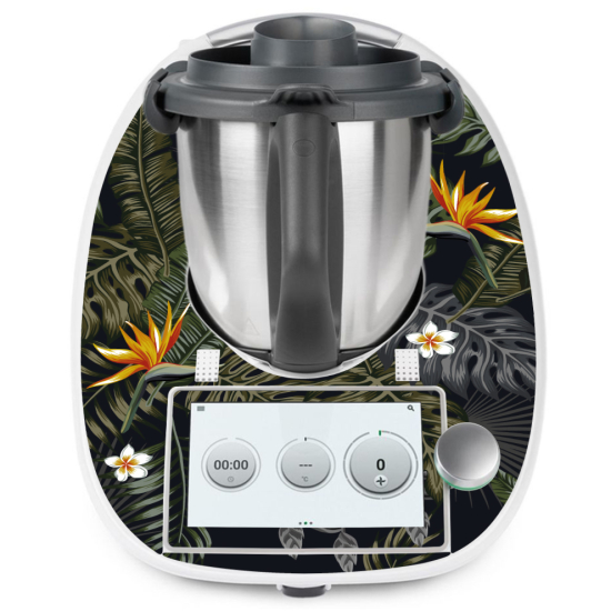 Vinilo Adhesivo Thermomix - TM6 - Hojas Tropicales