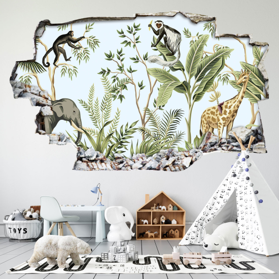 Vinilo Adhesivo trampantojo 3D - Animales