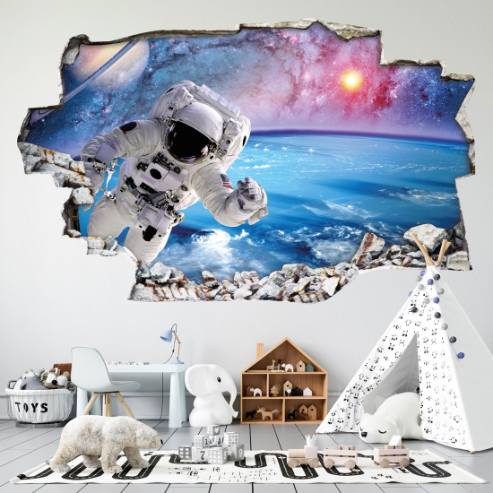 Vinilo Adhesivo trampantojo 3D - Astronauta