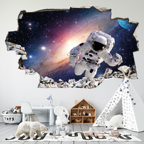 Vinilo Adhesivo trampantojo 3D - Astronauta