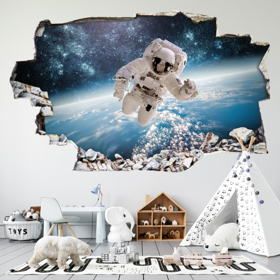 Vinilo Adhesivo trampantojo 3D - Astronauta