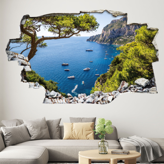 Vinilo Adhesivo trampantojo 3D - Barco