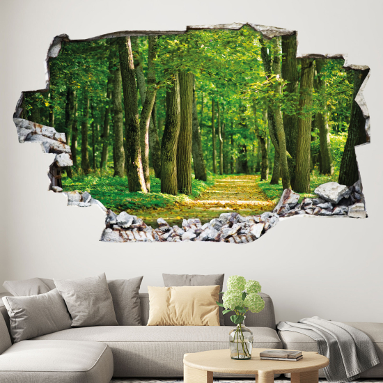 Vinilo Adhesivo trampantojo 3D - Bosque