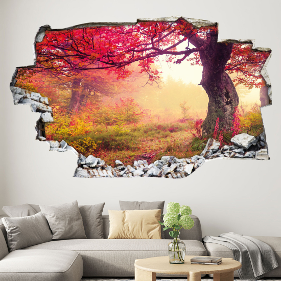 Vinilo Adhesivo trampantojo 3D - Bosque