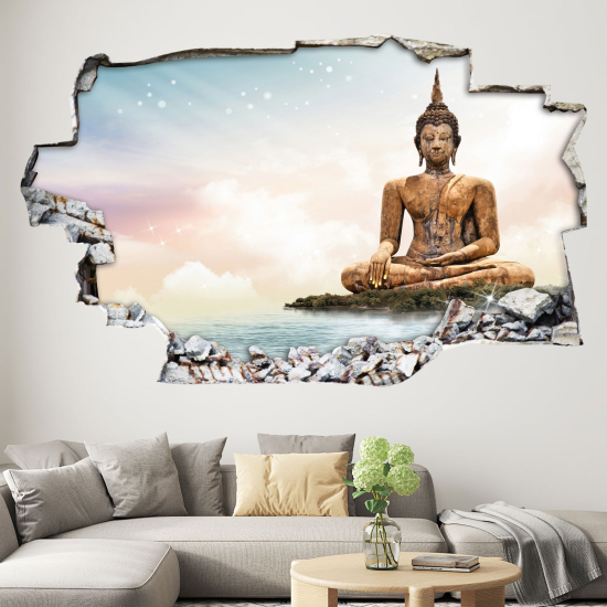 Vinilo Adhesivo trampantojo 3D - Buda