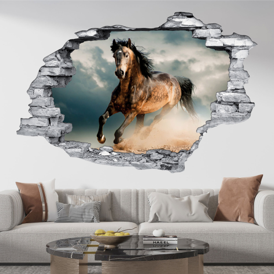 Vinilo Adhesivo trampantojo 3D - Caballo