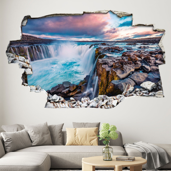 Vinilo Adhesivo trampantojo 3D - Cascada