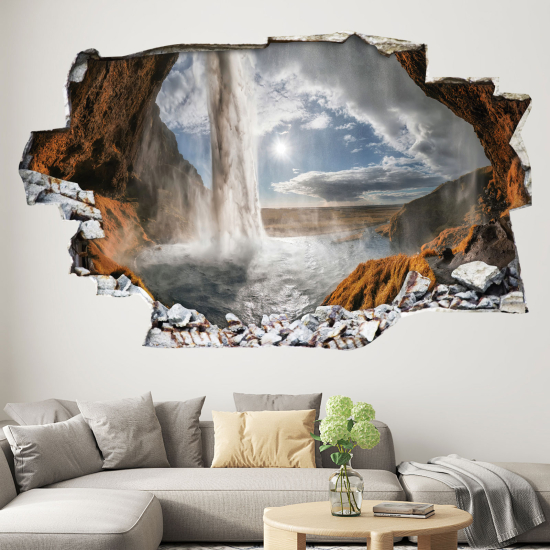 Vinilo Adhesivo trampantojo 3D - Cascada