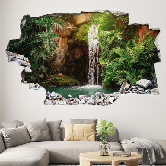 Vinilo Adhesivo trampantojo 3D - Cascada