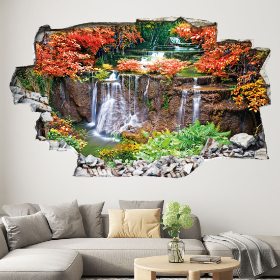 Vinilo Adhesivo trampantojo 3D - Cascada