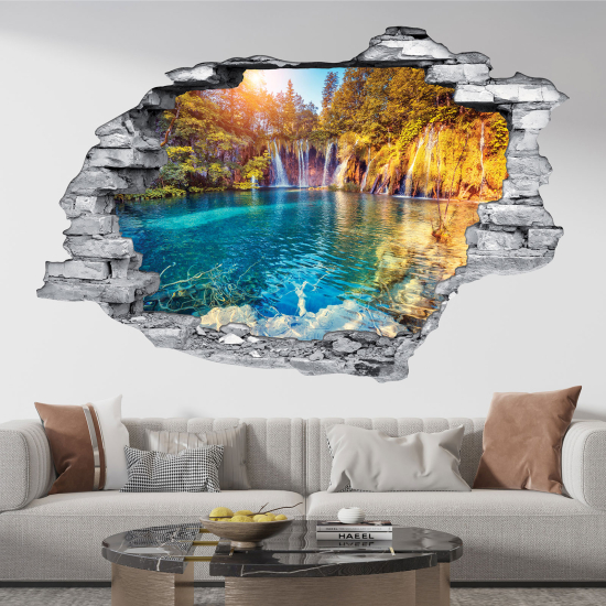 Vinilo Adhesivo trampantojo 3D - Cascada