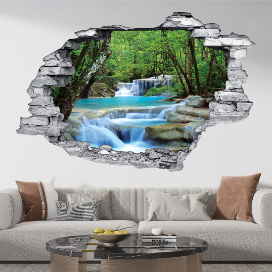 Vinilo Adhesivo trampantojo 3D - Cascada