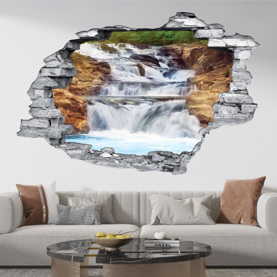 Vinilo Adhesivo trampantojo 3D - Cascada