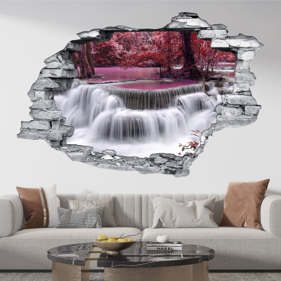 Vinilo Adhesivo trampantojo 3D - Cascada
