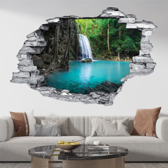 Vinilo Adhesivo trampantojo 3D - Cascada