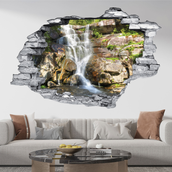 Vinilo Adhesivo trampantojo 3D - Cascada