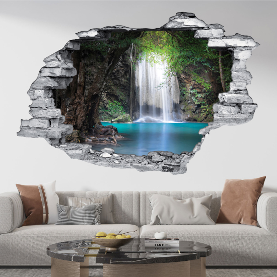 Vinilo Adhesivo trampantojo 3D - Cascada