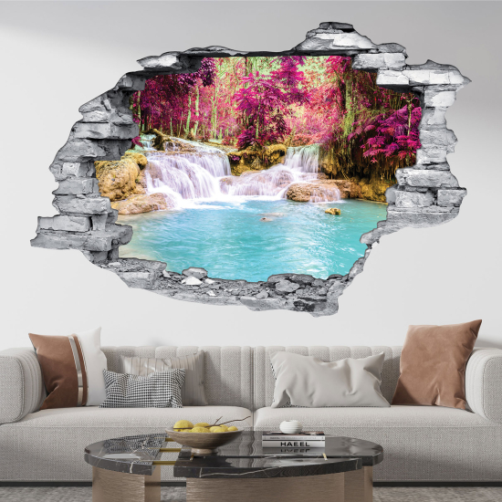 Vinilo Adhesivo trampantojo 3D - Cascada