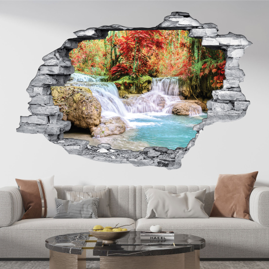 Vinilo Adhesivo trampantojo 3D - Cascada