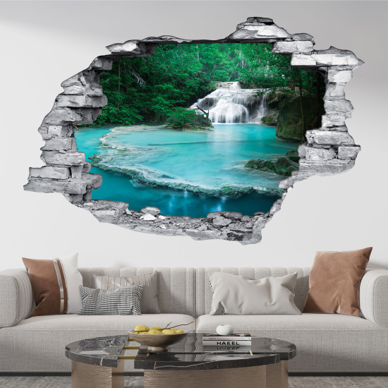 Vinilo Adhesivo trampantojo 3D - Cascada