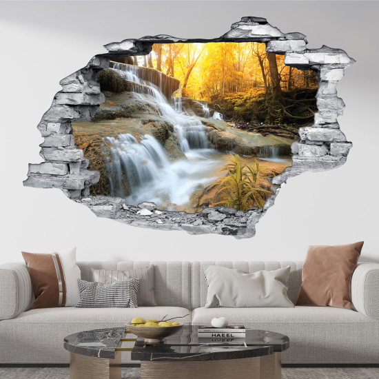 Vinilo Adhesivo trampantojo 3D - Cascada