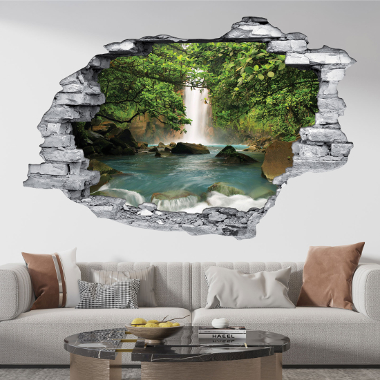 Vinilo Adhesivo trampantojo 3D - Cascada