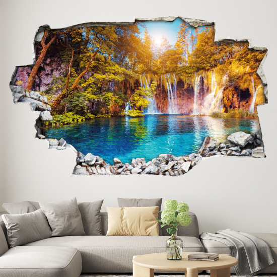 Vinilo Adhesivo trampantojo 3D - Cascada