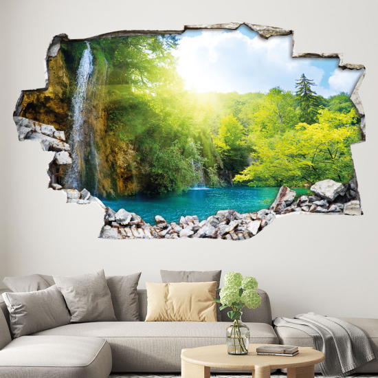 Vinilo Adhesivo trampantojo 3D - Cascada