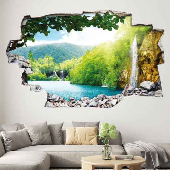 Vinilo Adhesivo trampantojo 3D - Cascada