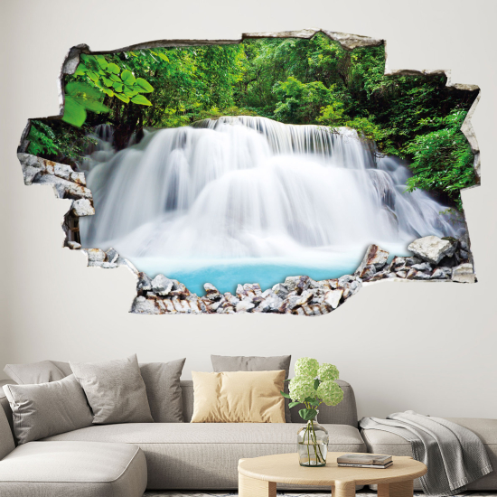 Vinilo Adhesivo trampantojo 3D - Cascada