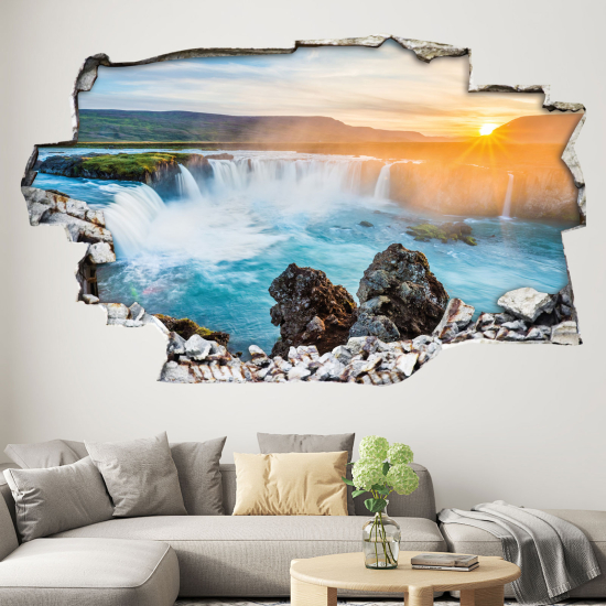 Vinilo Adhesivo trampantojo 3D - Cascada