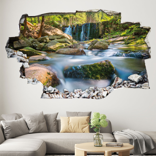 Vinilo Adhesivo trampantojo 3D - Cascada