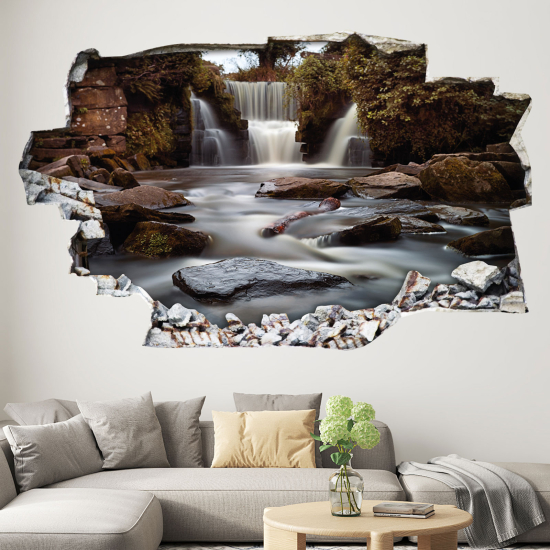 Vinilo Adhesivo trampantojo 3D - Cascada