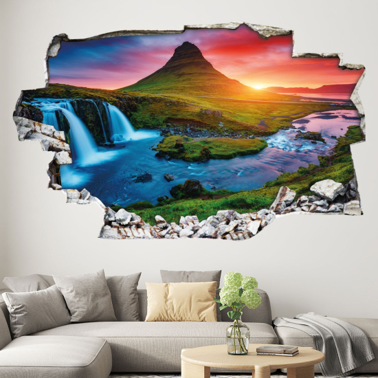 Vinilo Adhesivo trampantojo 3D - Cascada