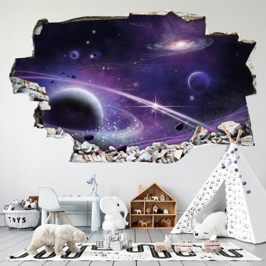Vinilo Adhesivo trampantojo 3D - Espacio