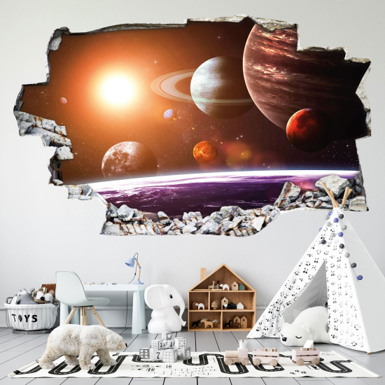 Vinilo Adhesivo trampantojo 3D - Espacio