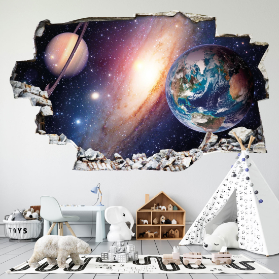 Vinilo Adhesivo trampantojo 3D - Espacio