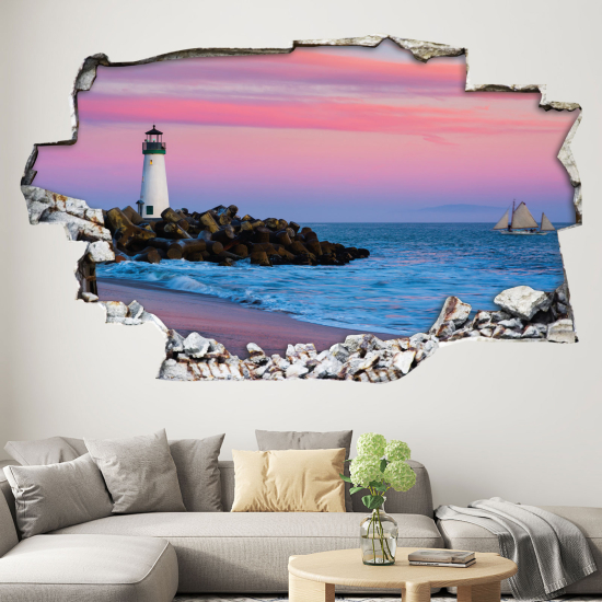 Vinilo Adhesivo trampantojo 3D - Faro
