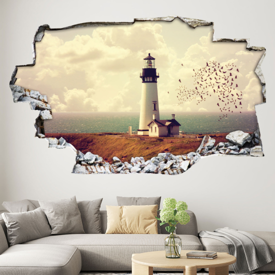 Vinilo Adhesivo trampantojo 3D - Faro