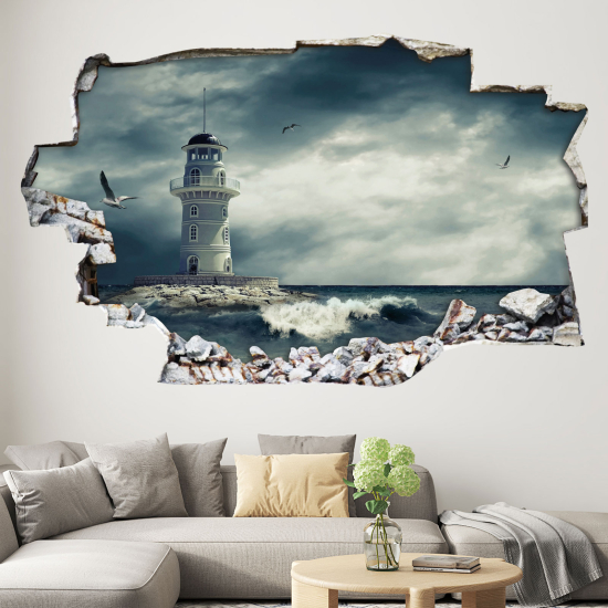 Vinilo Adhesivo trampantojo 3D - Faro