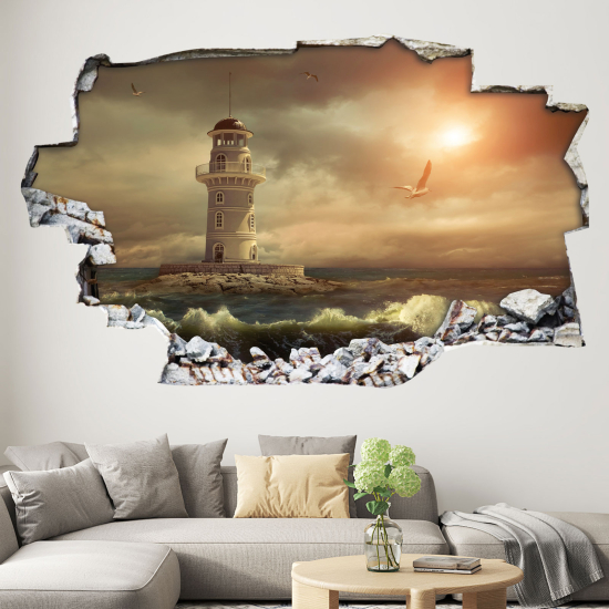 Vinilo Adhesivo trampantojo 3D - Faro