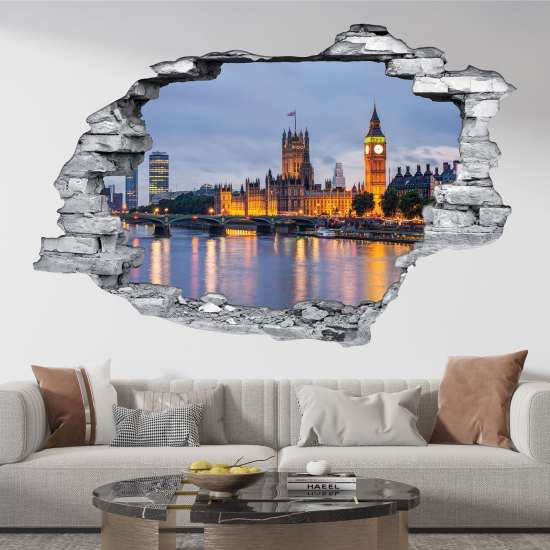 Vinilo Adhesivo trampantojo 3D - Londres