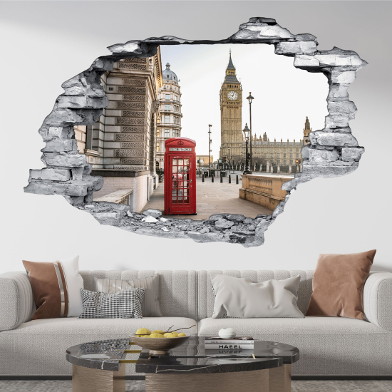 Vinilo Adhesivo trampantojo 3D - Londres