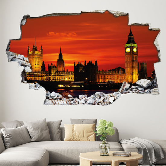 Vinilo Adhesivo trampantojo 3D - Londres